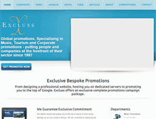 Tablet Screenshot of excluss.com
